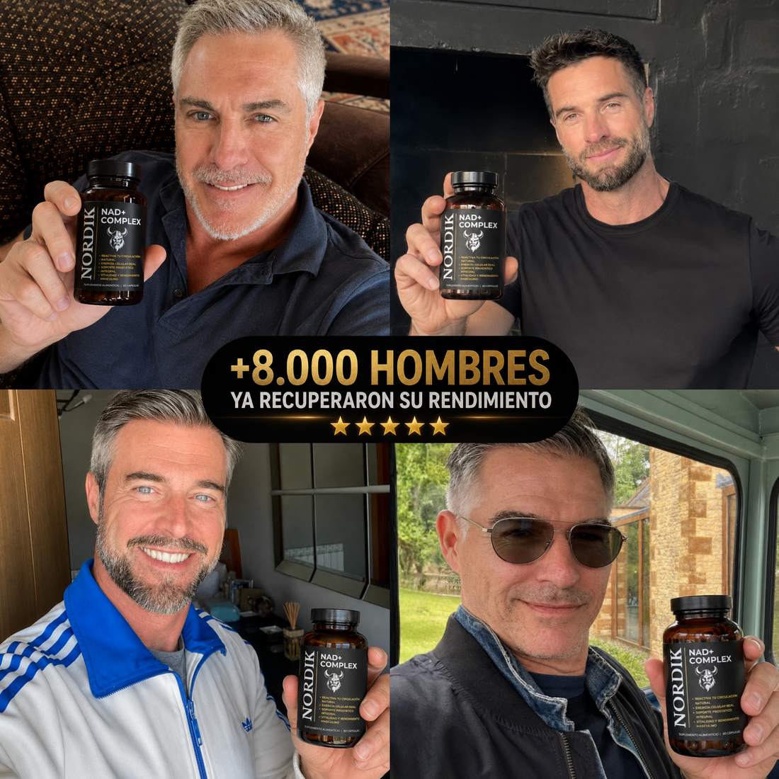 NORDIK® NAD+ Complex - Recupera tu masculinidad | 50% OFF